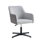 Chaise de Bureau Pivotante Moderne Gris Foncé Antique 25.6