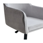 Chaise de Bureau Pivotante Moderne Gris Foncé Antique 25.6