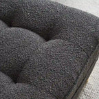 Canapé modulable d'intérieur à 3 places avec pieds trépied dorés
