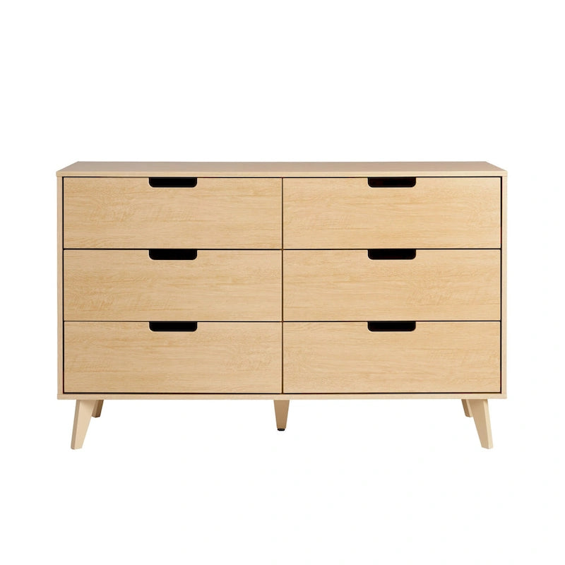 Commode 6 tiroirs (poignées découpées)