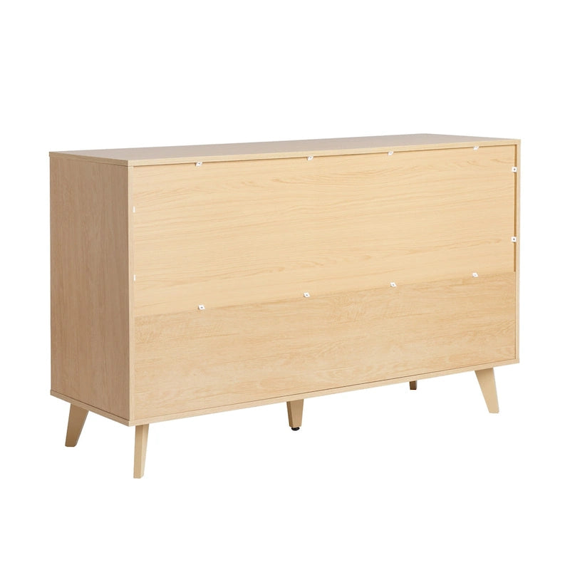 Commode 6 tiroirs (poignées découpées)