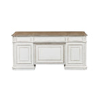 Bureau écorce patinée blanc antique Estate