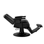 Fauteuil de Barbier Robuste Inclinable, Noir