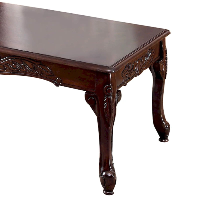 TABLE 3 PIÈCES classique, finition merisier
