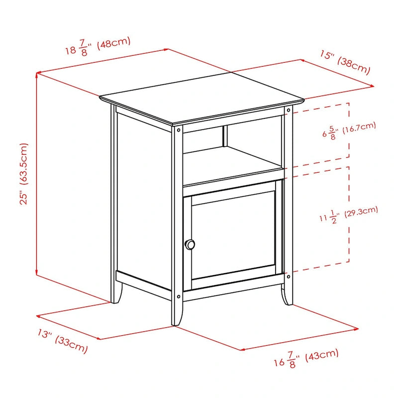 Table d'appoint, Table de chevet