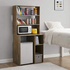 Mini-étagère de rangement pour mini-réfrigérateur de chambre (avec étagère supérieure)
