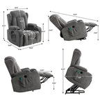 Fauteuil inclinable releveur pour personnes âgées
