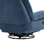 Fauteuil inclinable pivotant à 360 degrés en chenille moderne, ensemble de 1