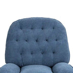 Fauteuil inclinable pivotant à 360 degrés en chenille moderne, ensemble de 1