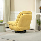 Fauteuil inclinable pivotant à 360 degrés en chenille moderne, ensemble de 1