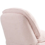 Fauteuil inclinable pivotant à 360 degrés en chenille moderne, ensemble de 1