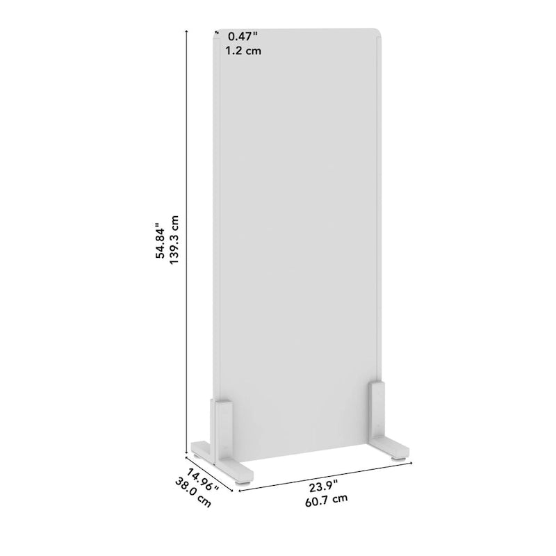 Paravent autoportant de 24 po L x 55 po H